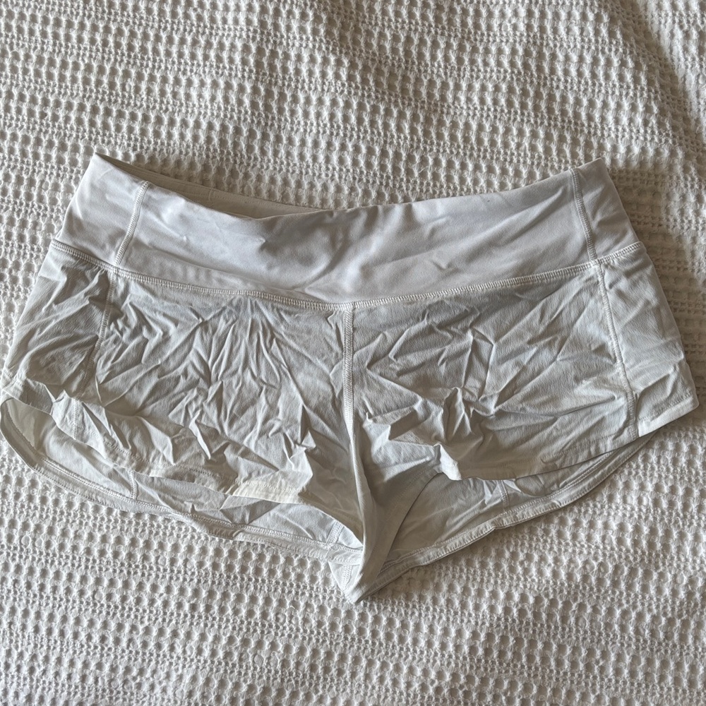 lululemon athletica White Athletic Shorts